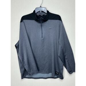 Nike Golf Tour Performance 1/4 Zip Men’s XL Dri-Fit Gray Black Pullover